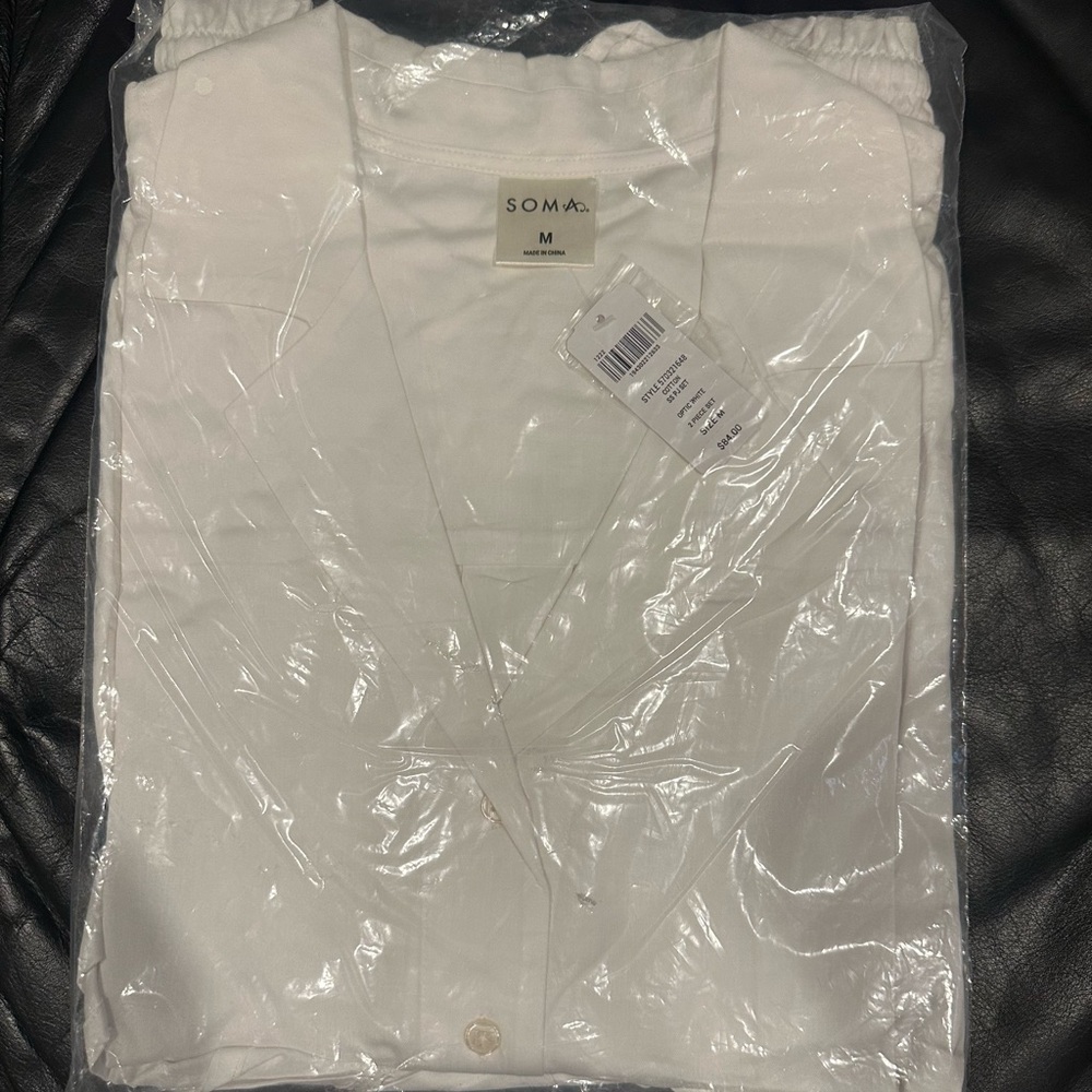 NWT Soma COTTON Short Sleeve Pajama Set - Picture 7 of 11
